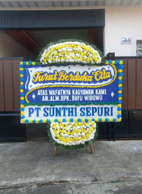 Papan Bunga Duka di Sungai Ulin